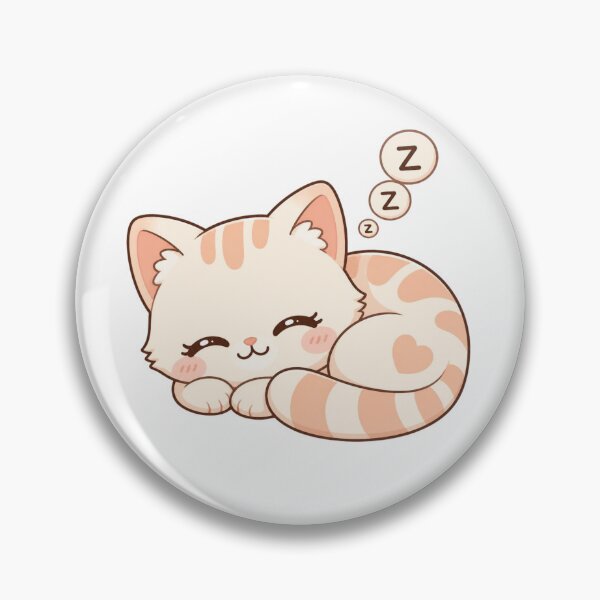 Item preview, Sleepy Orange Tabby Cat | Cute Kawaii Napping Kitten Art | Cozy Cat Lover Illustration designed and sold by Cosmic Zodiac Studio.