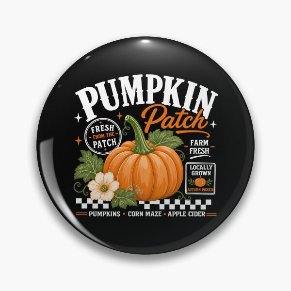 Item preview, Retro Pumpkin Patch designed and sold by yobochart.