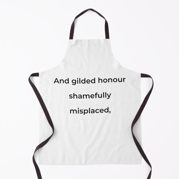 Item preview, “And gilded honour shamefully misplaced,” - print black designed and sold by ariksworld.