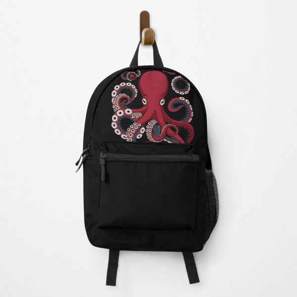 Item preview, Red Octopus Art – Bold Sea Creature Illustration for Ocean and Marine Life Lovers designed and sold by ZyxDes.