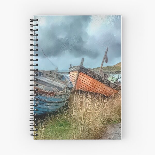 Item preview, Boats at Lindisfarne designed and sold by Brian Tarr.
