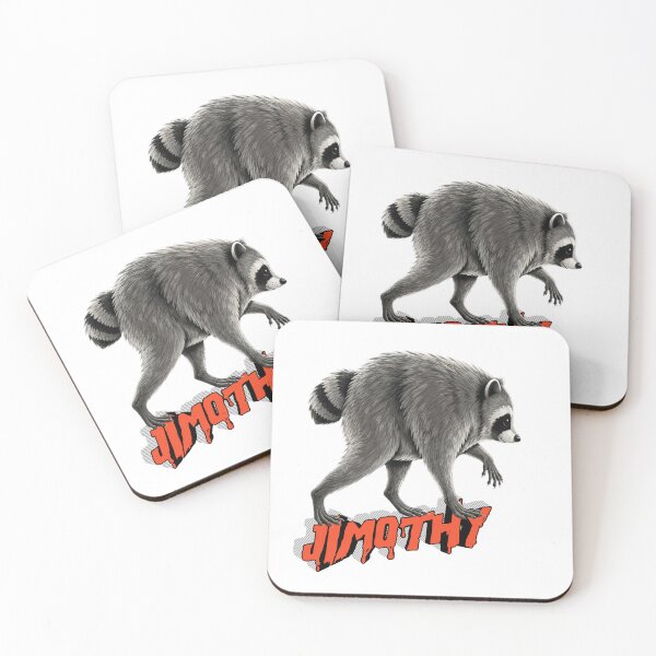 Item preview, Jimothy the Raccoon Edgy Dripping Typography Graphic Art designed and sold by     Fatma Creates.