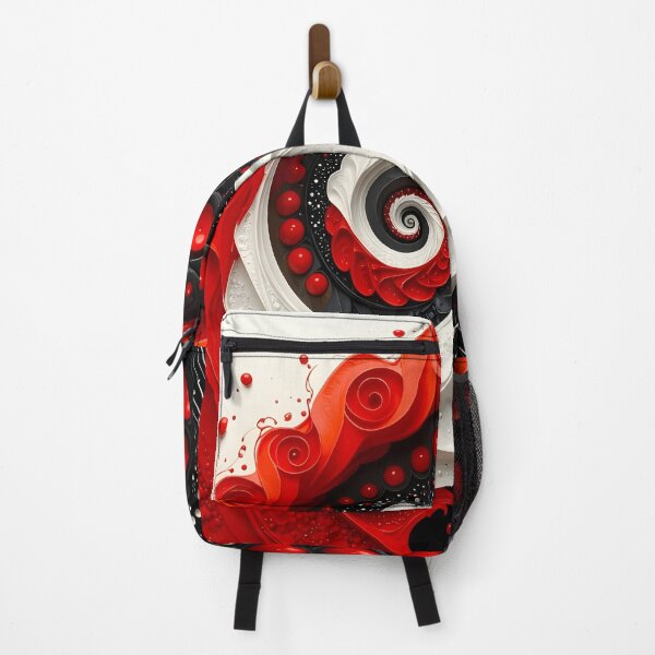 Item preview, Vibrant Spiral of Red and White designed and sold by Vicky Brago-Mitchell®.