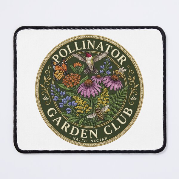 Item preview, Pollinator Garden Club Vintage WildFlower Pollinators Badge designed and sold by PGRprint.