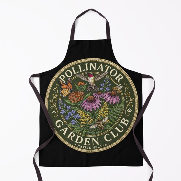 Item preview, Pollinator Garden Club Vintage WildFlower Pollinators Badge designed and sold by PGRprint.