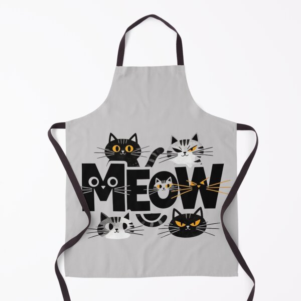 Item preview, Meow Cat Faces | Cute Cat Lover Typography Design designed and sold by RajDeals.