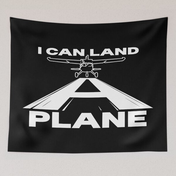 Item preview, I Can Land A Plane Funny Pilot Aviation Quote designed and sold by Colorfulman.