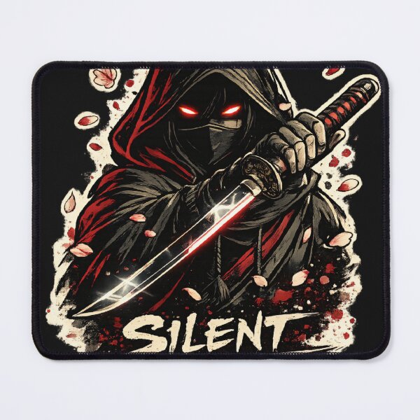 Item preview, Silent Strike Hooded Ninja Assassin Katana – Japanese Anime Streetwear Samurai Gift designed and sold by SanaCreation13.