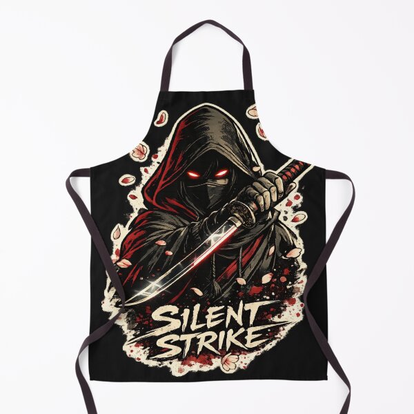Item preview, Silent Strike Hooded Ninja Assassin Katana – Japanese Anime Streetwear Samurai Gift designed and sold by SaNaCreation13.