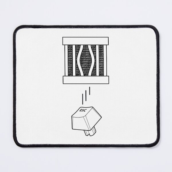 Item preview, Computer ESC Key Escape From Binary Code Prison Tech Support designed and sold by GrandeDuc.