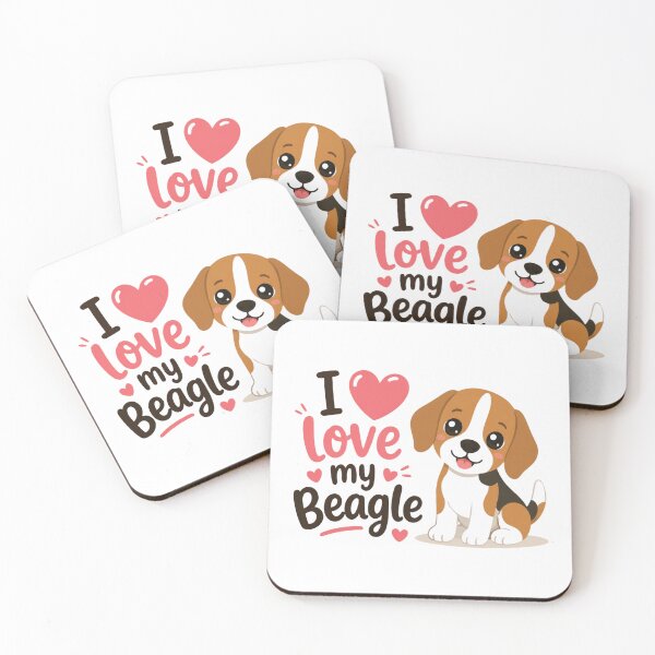 Item preview, I Love My Beagle Cute Dog Lovers Design designed and sold by Cerys-GS.