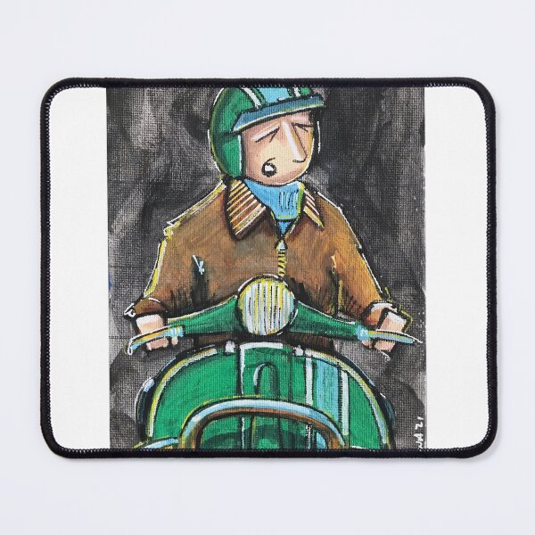Item preview, GWART Classic Scooter | Vintage Scooter Riders | Retro Mod Inspired Art designed and sold by GWARTGB.
