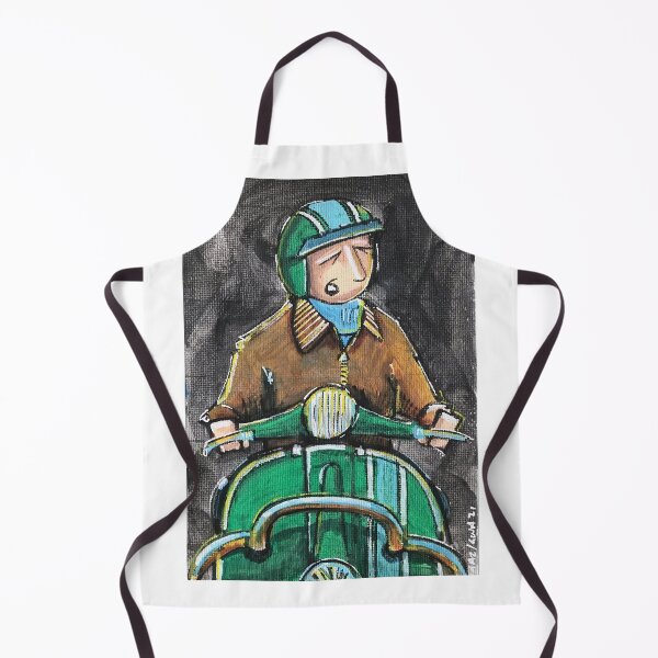 Item preview, GWART Classic Scooter | Vintage Scooter Riders | Retro Mod Inspired Art designed and sold by GWARTGB.