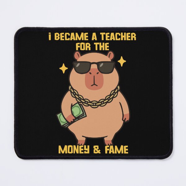 Item preview, I Became A Teacher For The Money And Fame designed and sold by ByDanielDesigns.