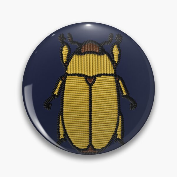 Item preview, Golden Jewel Beetle Embroidery Patch Sticker designed and sold by · GAMING SOUL ·.