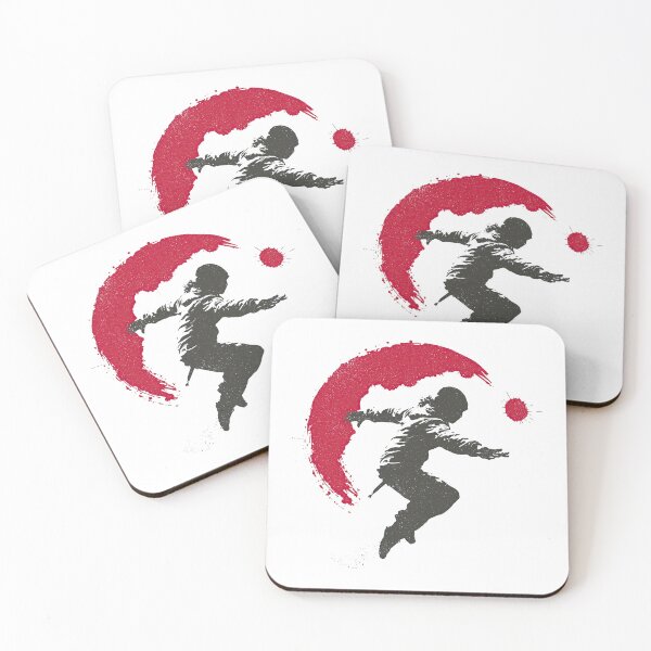 Item preview, Extreme Parkour Traceur Leaping Across City Skyline Stencil designed and sold by EdvvinStudios.