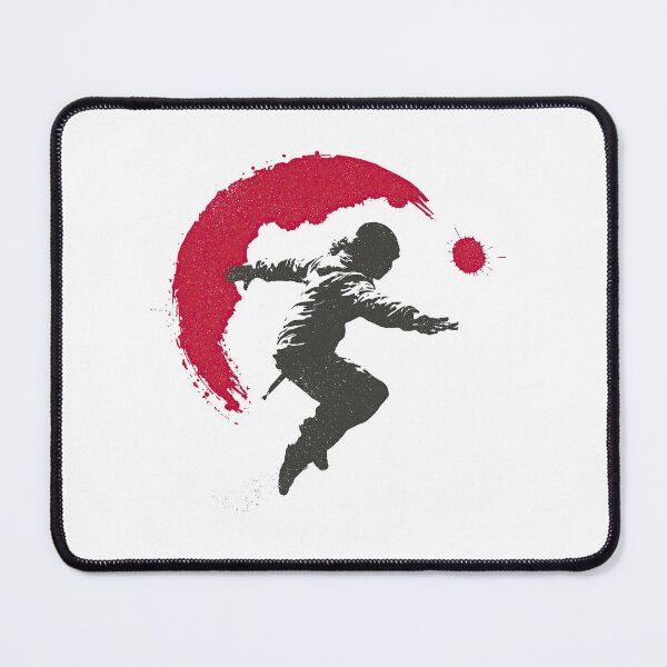 Item preview, Extreme Parkour Traceur Leaping Across City Skyline Stencil designed and sold by EdvvinStudios.