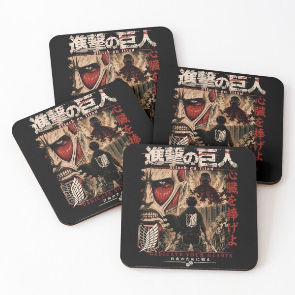 Item preview, Eren and the Colossal Titan designed and sold by PRINTATSTUDIO.