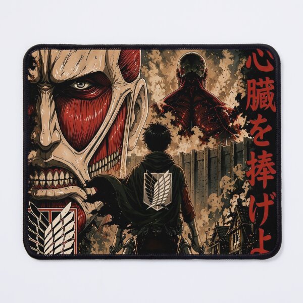 Item preview, Eren and the Colossal Titan designed and sold by PRINTATSTUDIO.