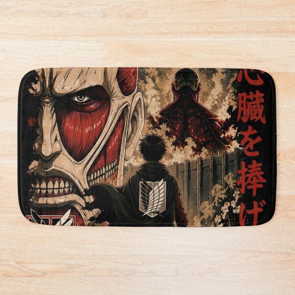 Item preview, Eren and the Colossal Titan designed and sold by PRINTATSTUDIO.