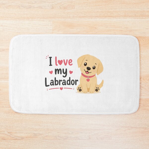 Item preview, Cute I Love My Labrador Dog Design designed and sold by Cerys-GS.