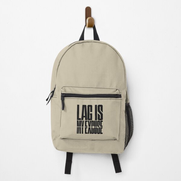 Item preview, Lag Is My Excuse – Gamer Humor Typography designed and sold by ManggaeJM.