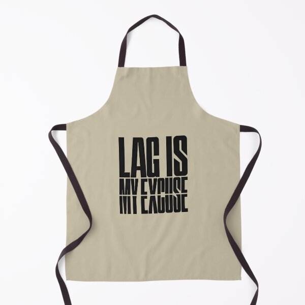 Item preview, Lag Is My Excuse – Gamer Humor Typography designed and sold by ManggaeJM.