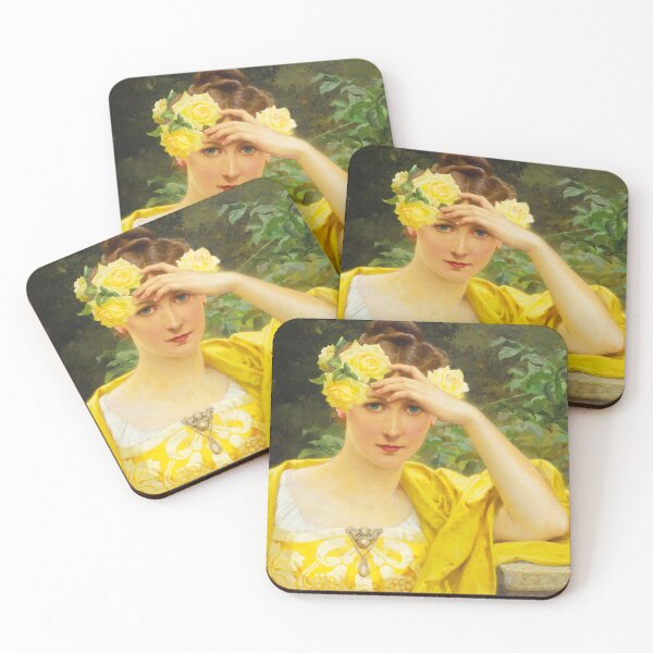Item preview,  Young Girl in Yellow by Élisabeth Sonrel (1900) designed and sold by Vernissage-dart.