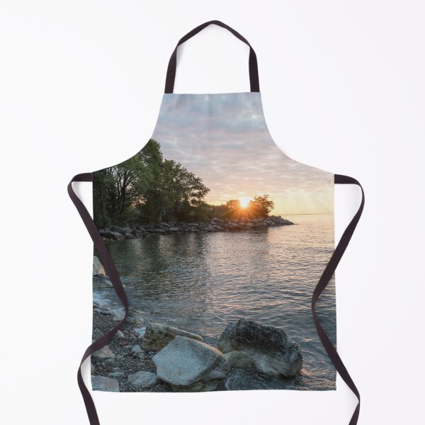 Item preview, Serene Lakeside Sunrise from a Rocky Beach designed and sold by Georgia Mizuleva.