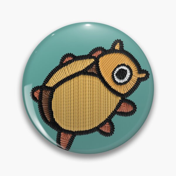 Item preview, Kawaii Golden Beetle Embroidery Patch Sticker designed and sold by · GAMING SOUL ·.