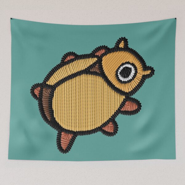 Item preview, Kawaii Golden Beetle Embroidery Patch Sticker designed and sold by · GAMING SOUL ·.