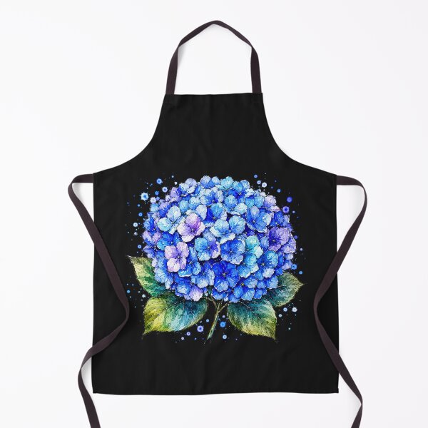 Item preview, Blue Hydrangea Watercolor Art – Elegant Botanical Floral Illustration designed and sold by ColorSplash123.