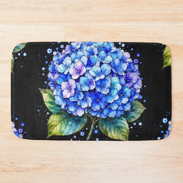 Item preview, Blue Hydrangea Watercolor Art – Elegant Botanical Floral Illustration designed and sold by ColorSplash123.