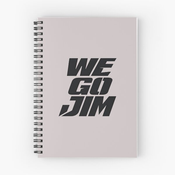 Item preview, We Go Jim – Gym Motivation Typography designed and sold by ManggaeJM.