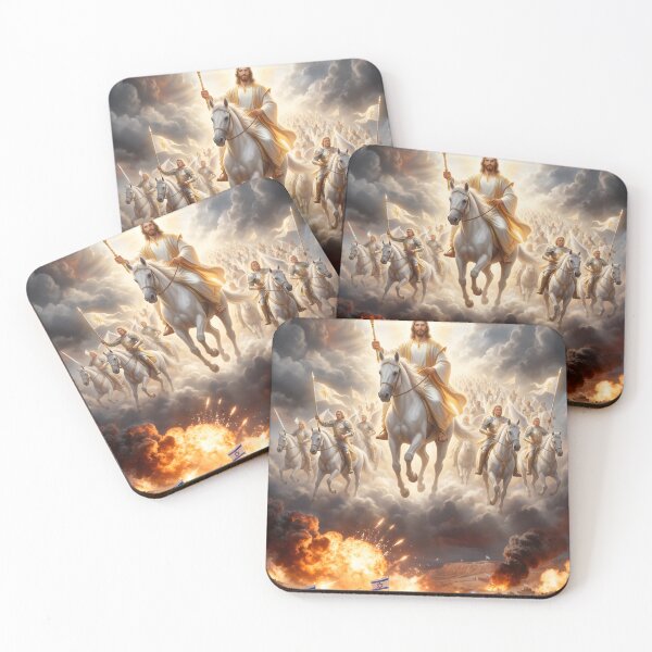 Item preview, Jesus returning to earth during war against Israel  designed and sold by WiseBow.