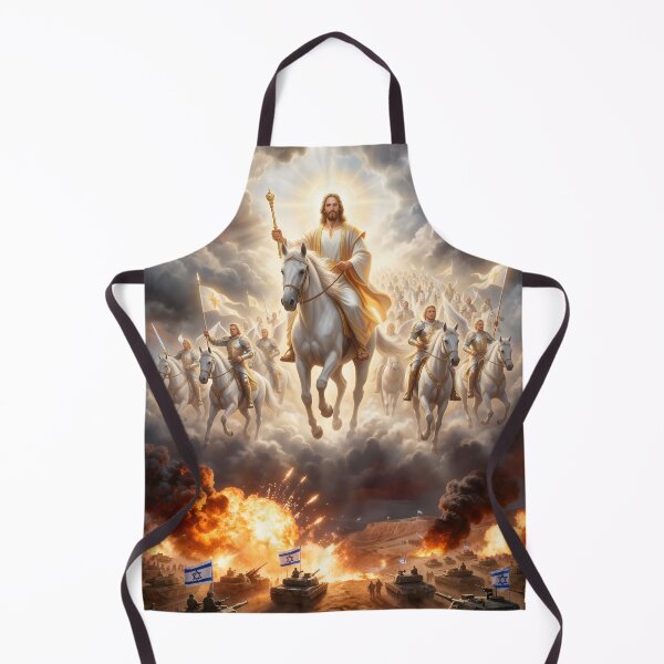 Item preview, Jesus returning to earth during war against Israel designed and sold by WiseBow.