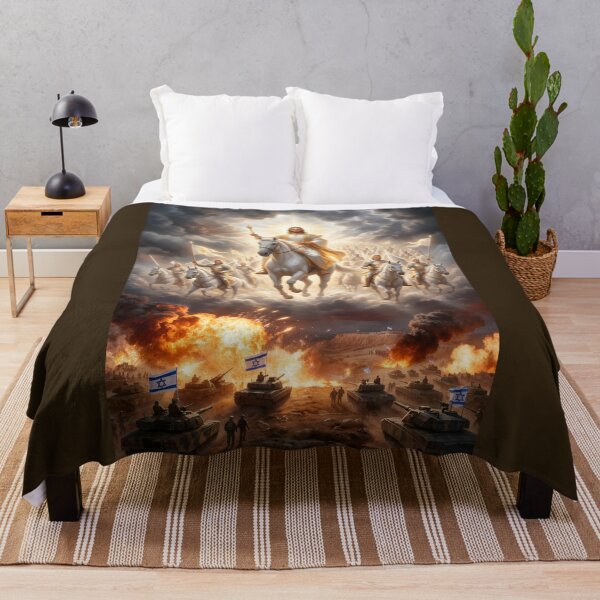 Item preview, Jesus returning to earth during war against Israel designed and sold by WiseBow.