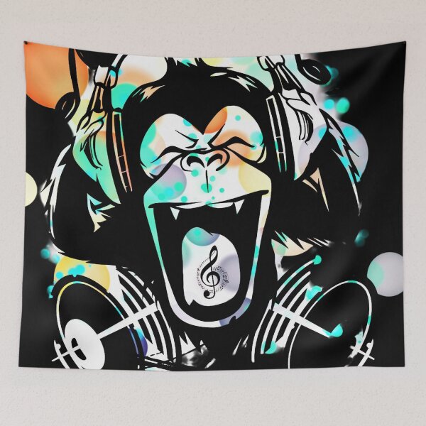 Item preview, The Monkey Music designed and sold by DEZINOMANIA.