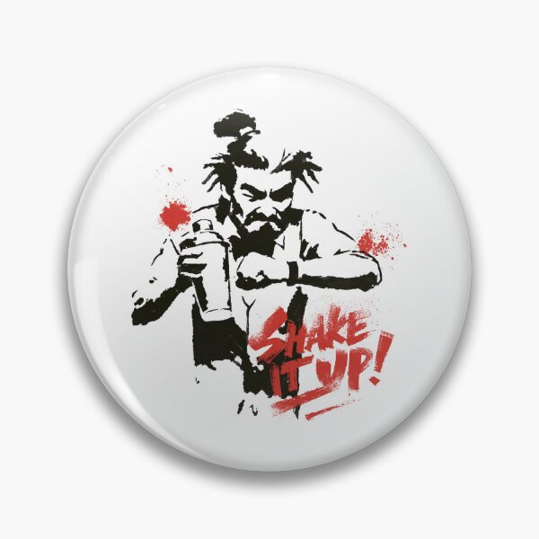 Item preview, Vigorously Shaking Metal Cocktail Shaker Bartender Stencil Design designed and sold by EdvvinStudios.