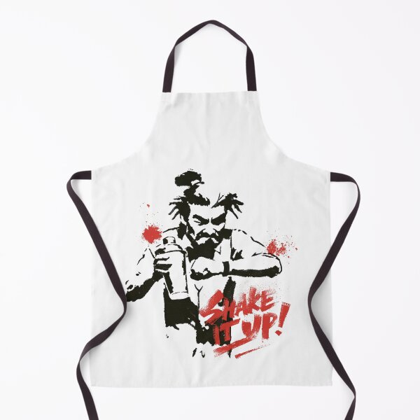 Item preview, Vigorously Shaking Metal Cocktail Shaker Bartender Stencil Design designed and sold by EdvvinStudios.