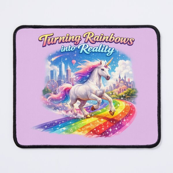 Item preview, Unicorn Turning Rainbows into Reality designed and sold by TriStudio.