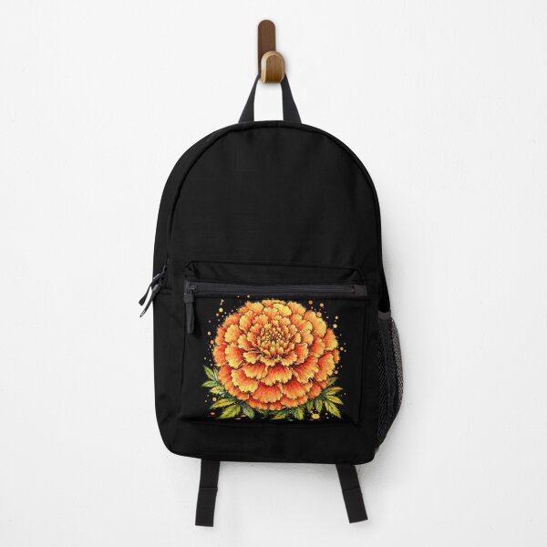 Item preview, Orange Marigold Watercolor Art – Vibrant Botanical Floral Illustration designed and sold by ColorSplash123.