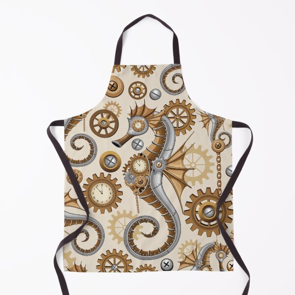 Item preview, Seahorse Clockwork Steampunk Retro Fantasy designed and sold by BluedarkArt.
