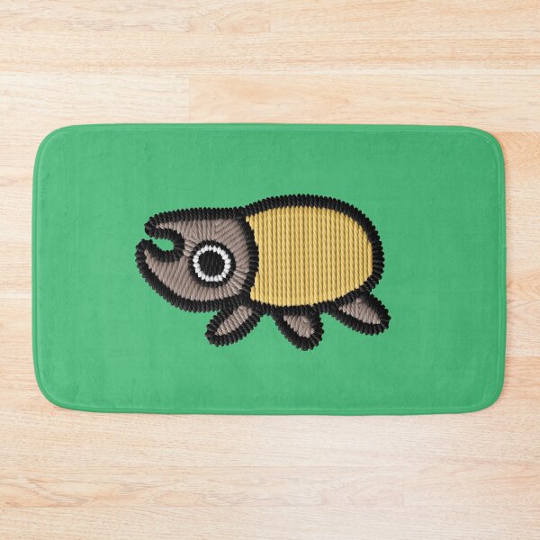 Item preview, Kawaii Hercules Beetle Embroidery Patch Sticker designed and sold by · GAMING SOUL ·.