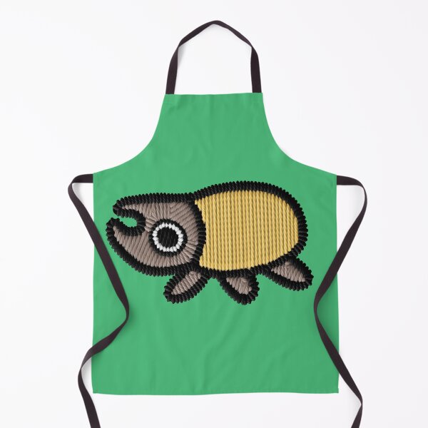 Item preview, Kawaii Hercules Beetle Embroidery Patch Sticker designed and sold by · GAMING SOUL ·.