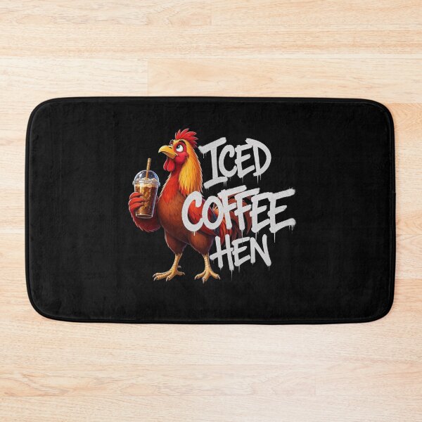 Item preview, Iced Coffee Hen  designed and sold by TheEndDesign.