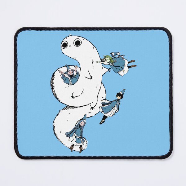 Item preview, Riding the Giant Fluffy Worm designed and sold by PRINTATSTUDIO.