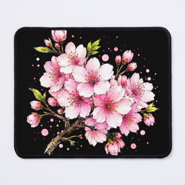 Item preview, Cherry Blossom Watercolor Art – Elegant Botanical Floral Illustration designed and sold by ColorSplash123.