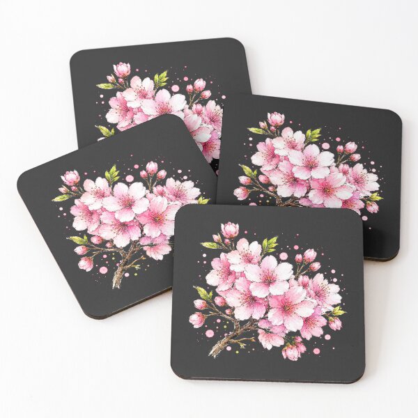 Item preview, Cherry Blossom Watercolor Art – Elegant Botanical Floral Illustration designed and sold by ColorSplash123.