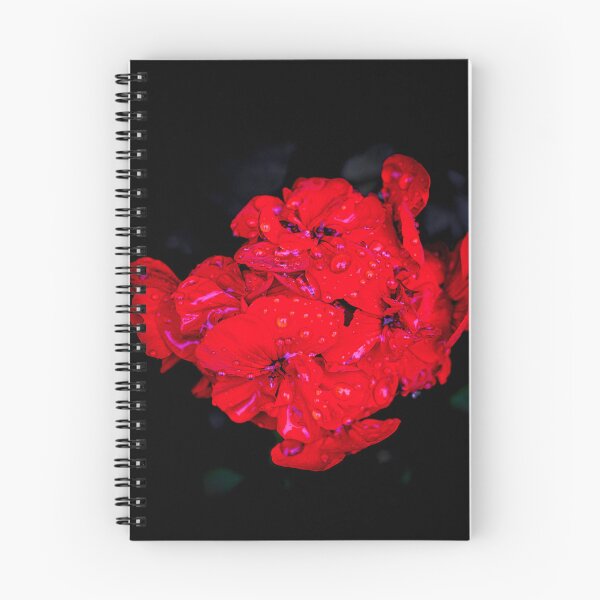 Item preview, Fiery Geranuim - Vivid Rainy Blossom designed and sold by TheScarletLens.